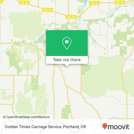 Golden Times Carriage Service map