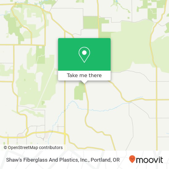 Mapa de Shaw's Fiberglass And Plastics, Inc.