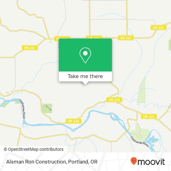 Mapa de Alsman Ron Construction