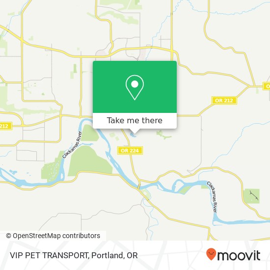 Mapa de VIP PET TRANSPORT