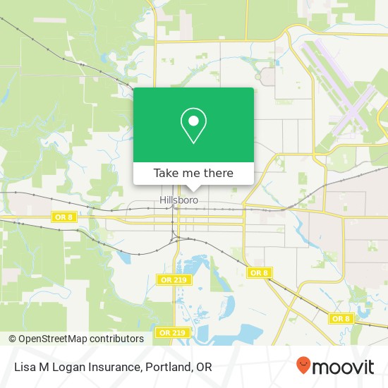 Lisa M Logan Insurance map