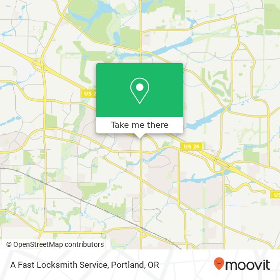 A Fast Locksmith Service map