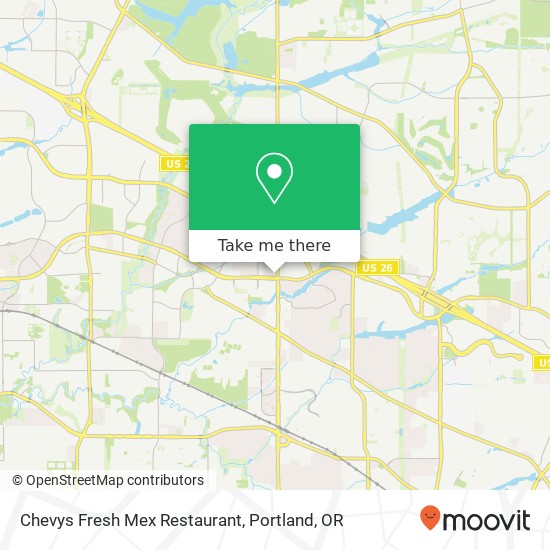 Mapa de Chevys Fresh Mex Restaurant