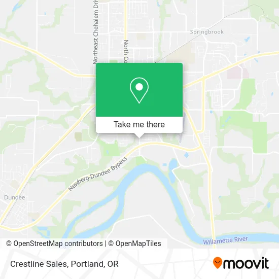 Crestline Sales map