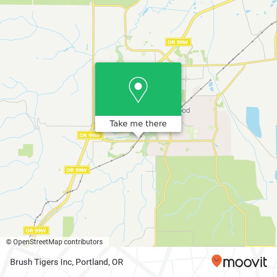 Brush Tigers Inc map