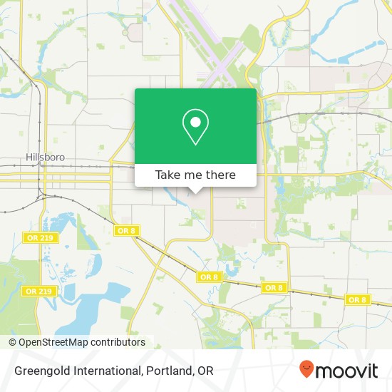 Greengold International map