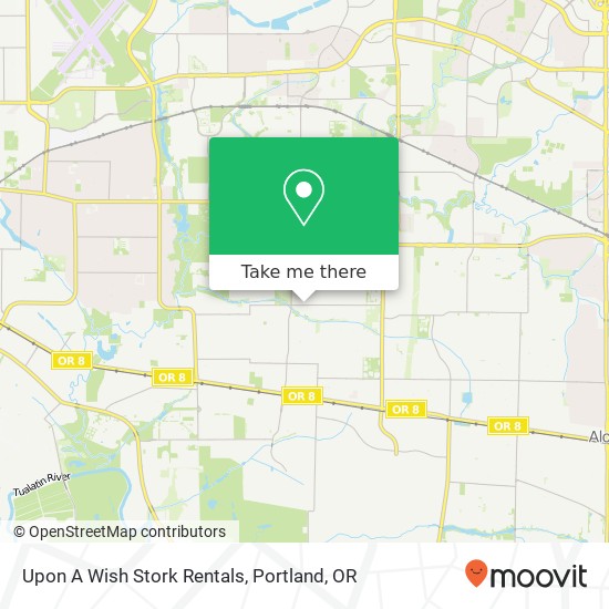 Mapa de Upon A Wish Stork Rentals