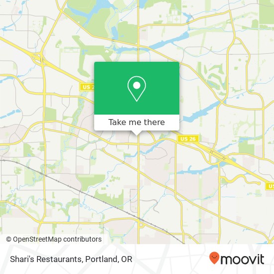 Shari's Restaurants map