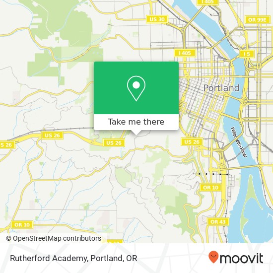 Rutherford Academy map