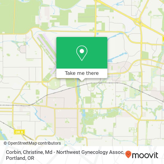 Corbin, Christine, Md - Northwest Gynecology Assoc map