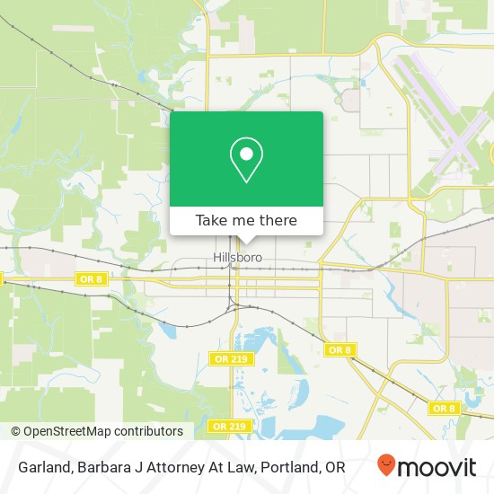 Mapa de Garland, Barbara J Attorney At Law