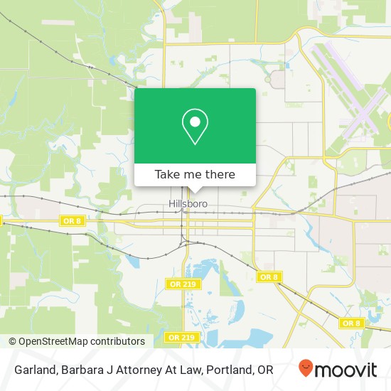 Garland, Barbara J Attorney At Law map