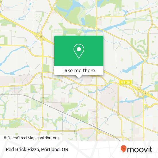 Red Brick Pizza map