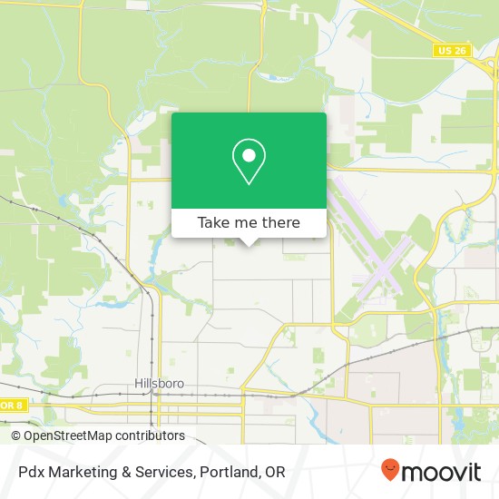 Pdx Marketing & Services map