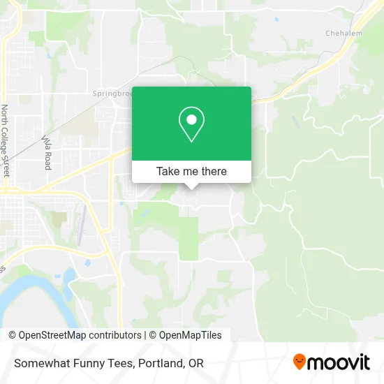 Somewhat Funny Tees map