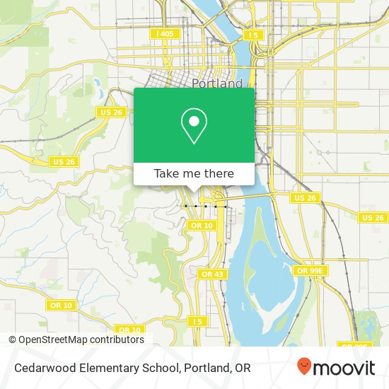 Mapa de Cedarwood Elementary School