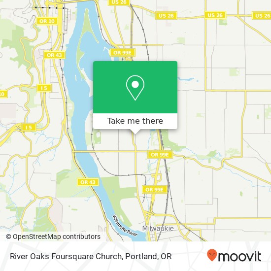 River Oaks Foursquare Church map