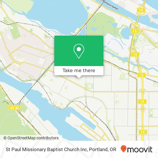 Mapa de St Paul Missionary Baptist Church Inc