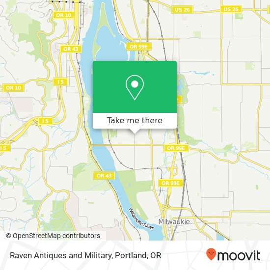 Mapa de Raven Antiques and Military