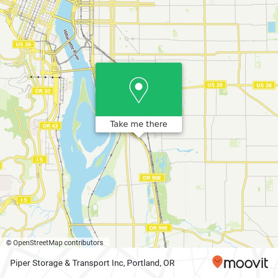 Piper Storage & Transport Inc map