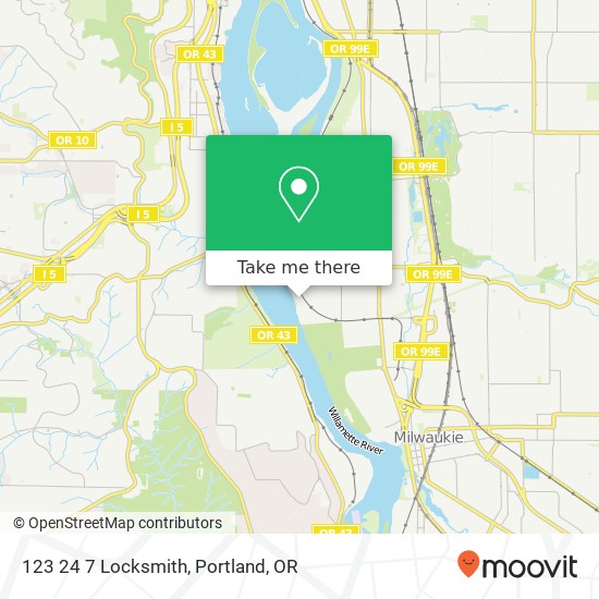 123 24 7 Locksmith map