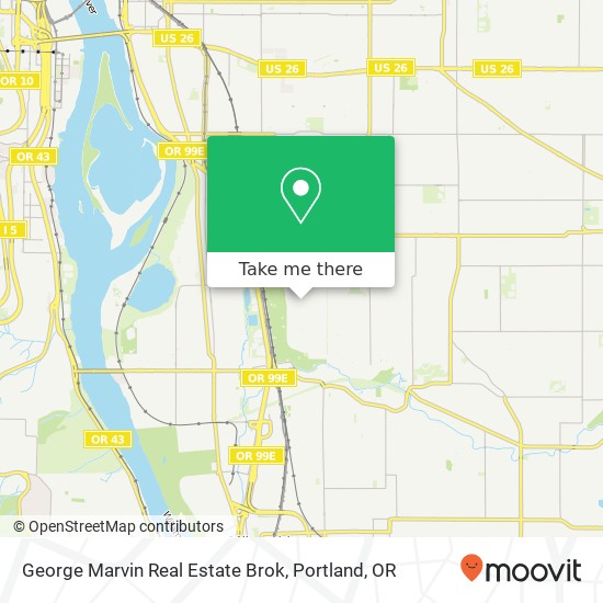 George Marvin Real Estate Brok map