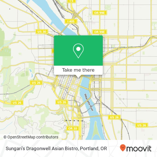 Sungari's Dragonwell Asian Bistro map