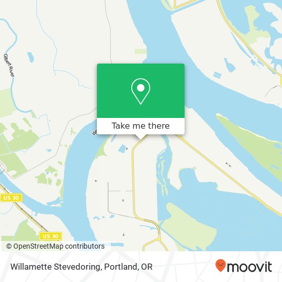 Willamette Stevedoring map