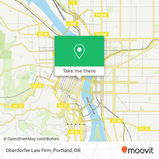 Oberdorfer Law Firm map