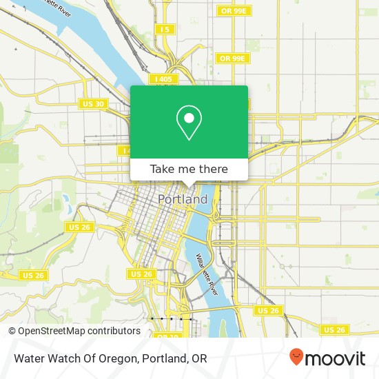 Water Watch Of Oregon map