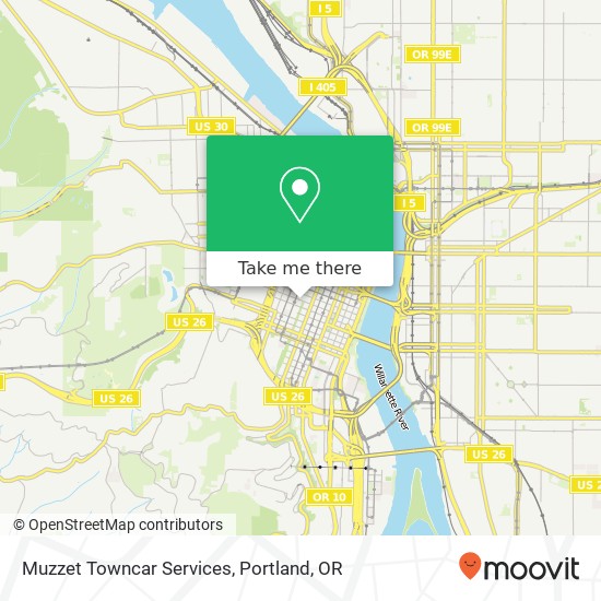Muzzet Towncar Services map