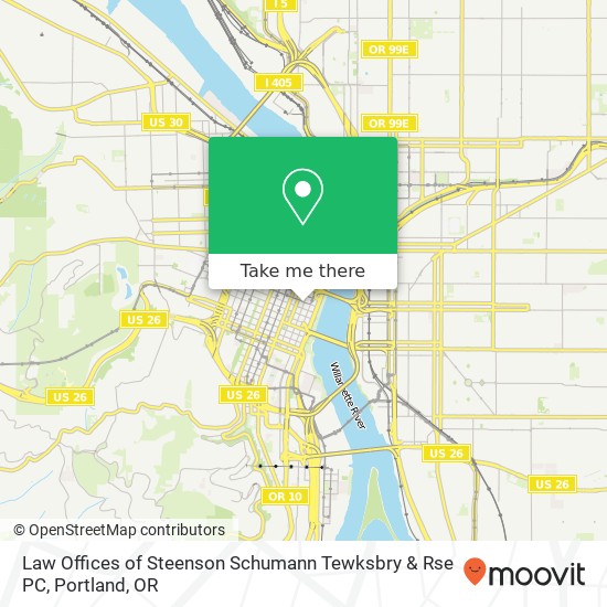 Mapa de Law Offices of Steenson Schumann Tewksbry & Rse PC