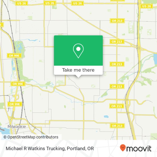 Mapa de Michael R Watkins Trucking