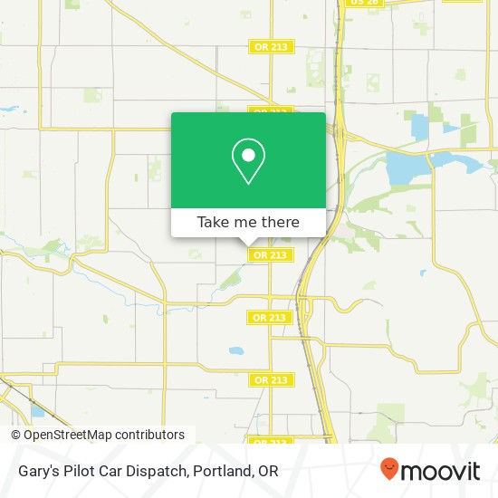 Gary's Pilot Car Dispatch map