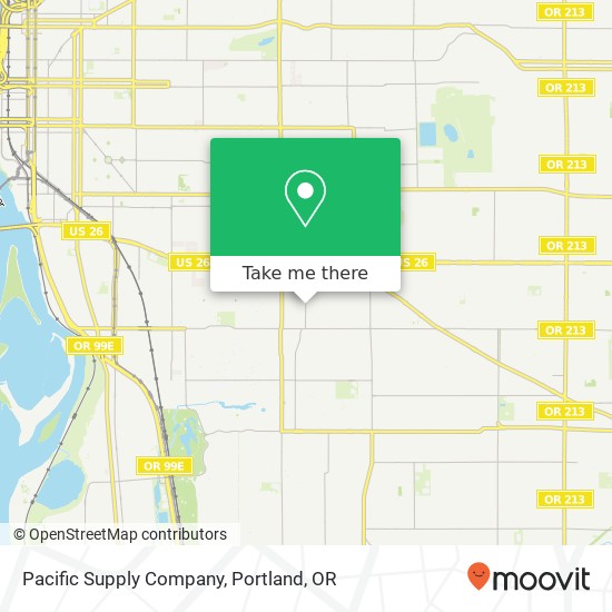 Mapa de Pacific Supply Company