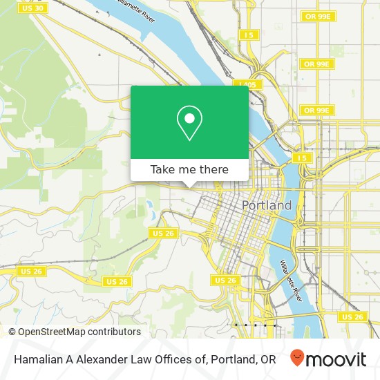 Mapa de Hamalian A Alexander Law Offices of