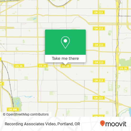 Mapa de Recording Associates Video