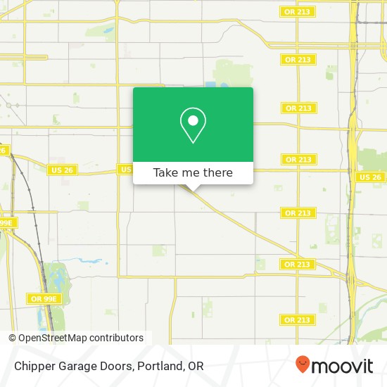 Mapa de Chipper Garage Doors