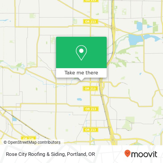 Mapa de Rose City Roofing & Siding