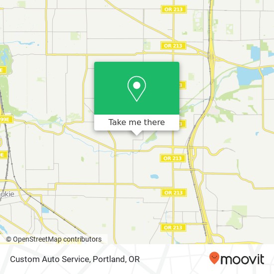 Custom Auto Service map