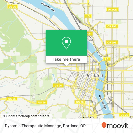 Mapa de Dynamic Therapeutic Massage