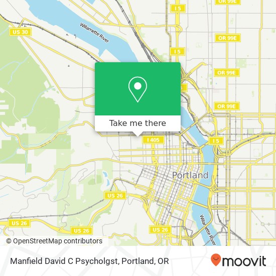 Manfield David C Psycholgst map