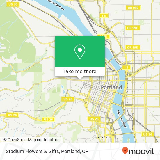 Stadium Flowers & Gifts map