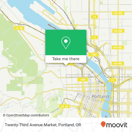 Twenty-Third Avenue Market map