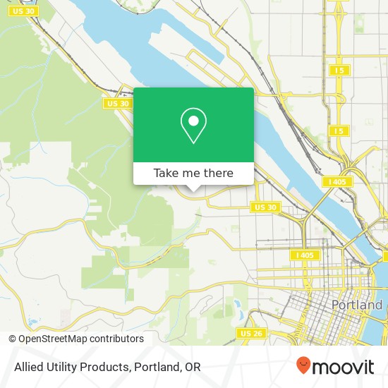 Allied Utility Products map