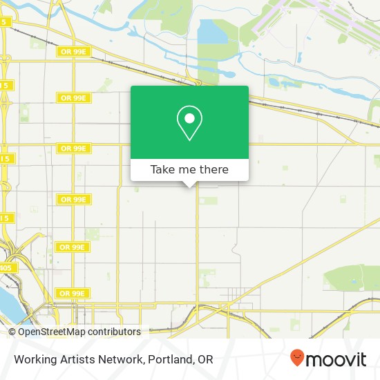 Working Artists Network map