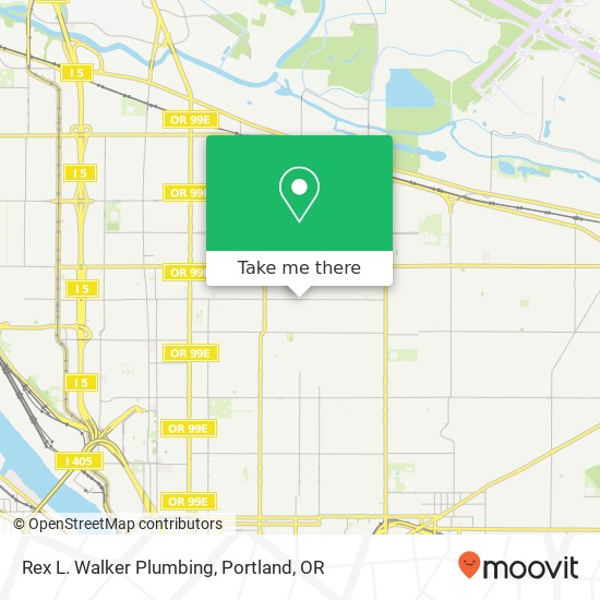 Rex L. Walker Plumbing map