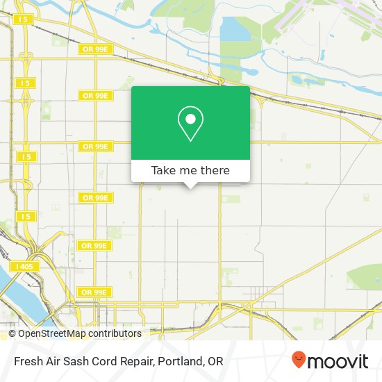 Mapa de Fresh Air Sash Cord Repair