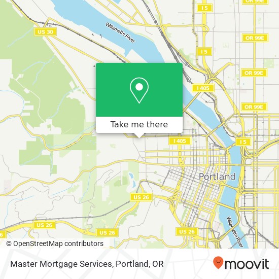 Master Mortgage Services map