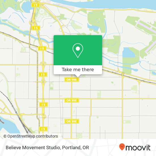 Believe Movement Studio map